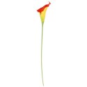 KALIA CALLA SILIKON GAŁĄZKA SZTUCZNA pomarańczowo-żółta 67 cm