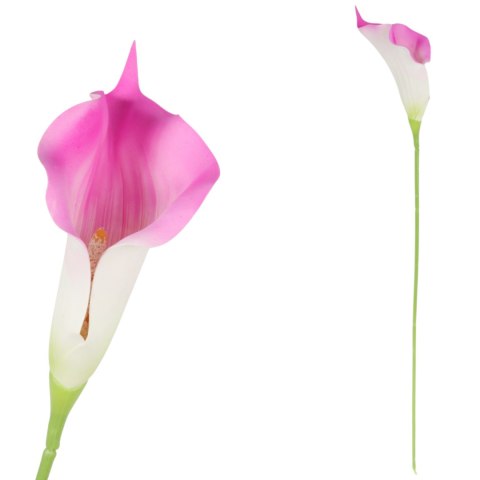 KALIA CALLA SILIKON GAŁĄZKA SZTUCZNA pomarańczowo-żółta 67 cm