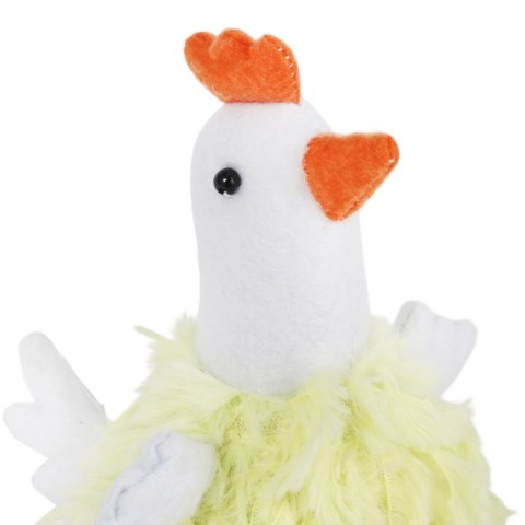KURA OZDOBA PLUSZOWA KURA FOLKLOR WIELKANOC ŻÓŁTA 18 CM