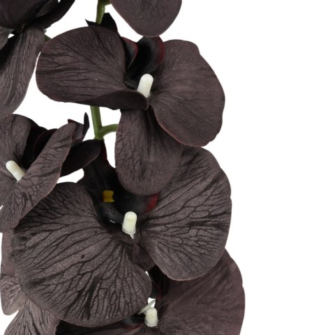 STORCZYK sztuczne kwiaty do wazonu GAŁĄZKA ORCHIDEA brązowa 100 cm