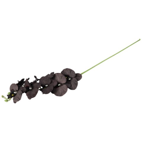 STORCZYK sztuczne kwiaty do wazonu GAŁĄZKA ORCHIDEA brązowa 100 cm