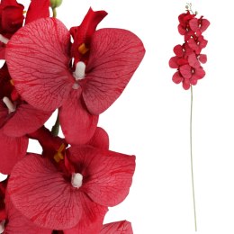 STORCZYK sztuczne kwiaty do wazonu GAŁĄZKA ORCHIDEA czerwona 100 cm