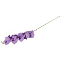 STORCZYK sztuczne kwiaty do wazonu GAŁĄZKA ORCHIDEA fioletowa 100 cm