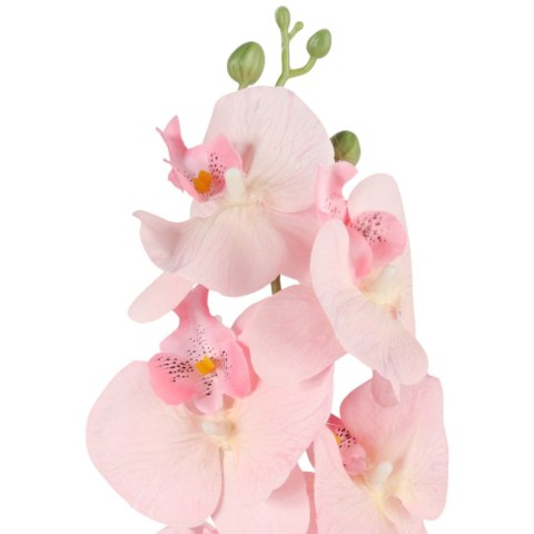STORCZYK sztuczne kwiaty do wazonu GAŁĄZKA ORCHIDEA jasno-różowa 100 cm