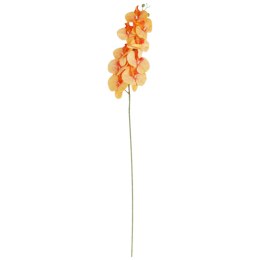 STORCZYK sztuczne kwiaty do wazonu GAŁĄZKA ORCHIDEA pomarańczowa 100 cm