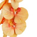STORCZYK sztuczne kwiaty do wazonu GAŁĄZKA ORCHIDEA pomarańczowa 100 cm