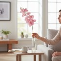 STORCZYK sztuczne kwiaty do wazonu GAŁĄZKA ORCHIDEA różowa 100 cm