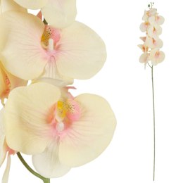 STORCZYK sztuczne kwiaty do wazonu GAŁĄZKA ORCHIDEA żółto-różowa 100 cm