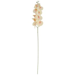 STORCZYK sztuczne kwiaty do wazonu GAŁĄZKA ORCHIDEA żółto-różowa 100 cm