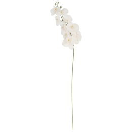 STORCZYK sztuczne kwiaty do wazonu GAŁĄZKA ORCHIDEI biała 100 cm