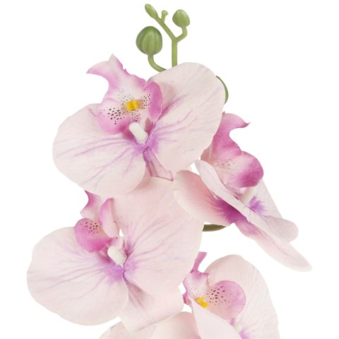 STORCZYK sztuczne kwiaty do wazonu GAŁĄZKA ORCHIDEI biała 100 cm