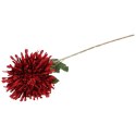 CHRYZANTEMA KWIAT SZTUCZNY do wazonu czerwona 74 cm
