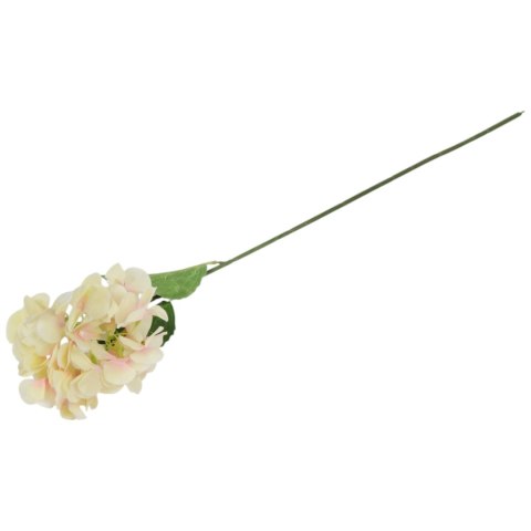 HORTENSJA KWIAT SZTUCZNY do wazonu kremowa 72 cm