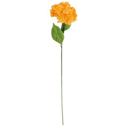 HORTENSJA KWIAT SZTUCZNY do wazonu pomarańczowa 72 cm