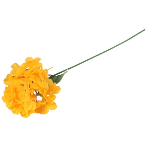 HORTENSJA KWIAT SZTUCZNY do wazonu pomarańczowa 72 cm