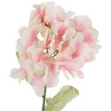 HORTENSJA KWIAT SZTUCZNY do wazonu pomarańczowa 72 cm