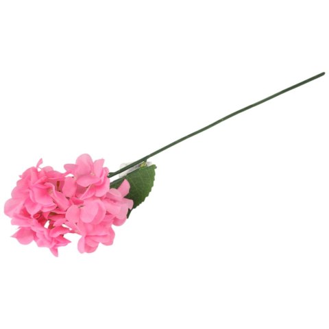 HORTENSJA KWIAT SZTUCZNY do wazonu różowa 72 cm
