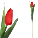 TULIPAN KWIAT SZTUCZNY do wazonu czerwony 40 cm