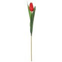 TULIPAN KWIAT SZTUCZNY do wazonu czerwony 40 cm