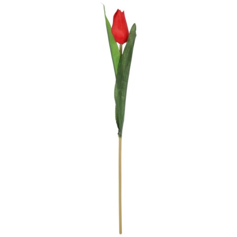 TULIPAN KWIAT SZTUCZNY do wazonu czerwony 40 cm
