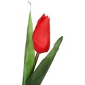 TULIPAN KWIAT SZTUCZNY do wazonu czerwony 40 cm