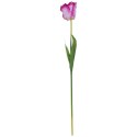 TULIPAN KWIAT SZTUCZNY do wazonu fioletowy 65 cm