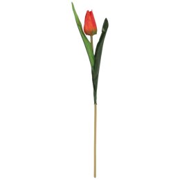 TULIPAN KWIAT SZTUCZNY do wazonu pomarańczowy 40 cm