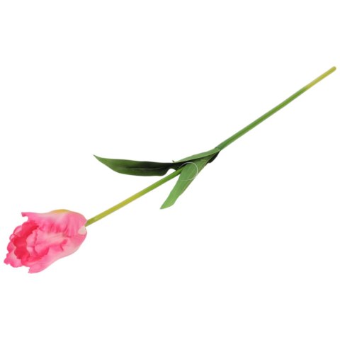 TULIPAN KWIAT SZTUCZNY do wazonu różowy 56 cm