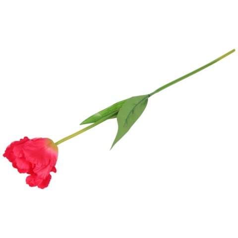 TULIPAN KWIAT SZTUCZNY do wazonu różowy 65 cm