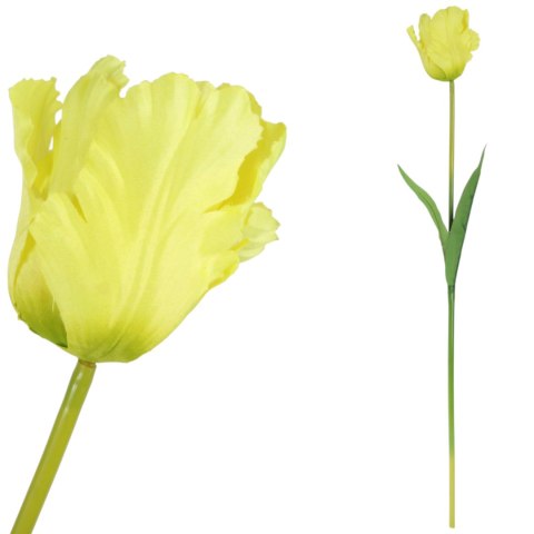 TULIPAN KWIAT SZTUCZNY do wazonu różowy 65 cm