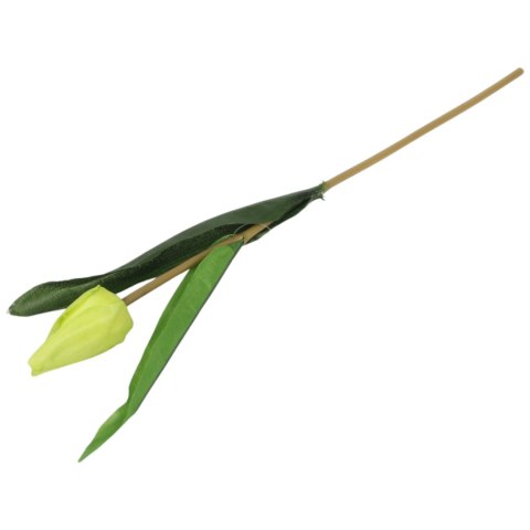 TULIPAN KWIAT SZTUCZNY do wazonu zielony 40 cm