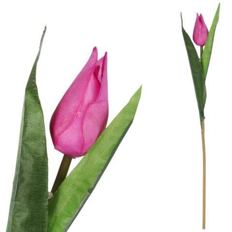 TULIPAN KWIAT SZTUCZNY do wazonu zielony 40 cm