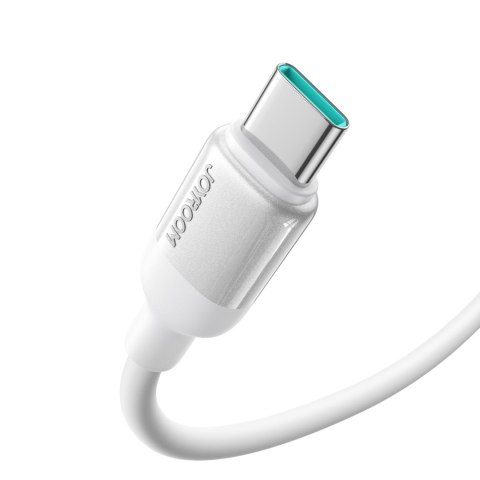 Kabel przewód USB-A - USB-C Lively Series 3A 1.2 m - biały