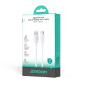 Kabel przewód USB-A - USB-C Lively Series 3A 1.2 m - biały