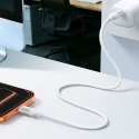 Kabel przewód USB-A - USB-C Lively Series 3A 1.2 m - biały