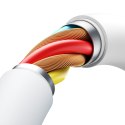 Kabel przewód USB-C Lively Series 60 W 1.2 m - biały