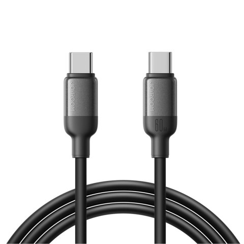 Kabel przewód USB-C Lively Series 60 W 1.2 m - czarny