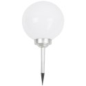 LAMPA SOLARNA KULA MLECZNA 30x62CM