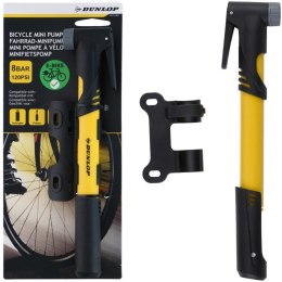 POMPKA ROWEROWA MINI 120psi (8bar) ŻÓŁTA DUNLOP