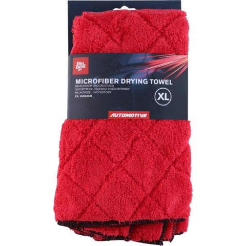 ŚCIERECZKA DO SUSZENIA MICROFIBRA 58x58CM XL DIRT DEVIL CZERWONA