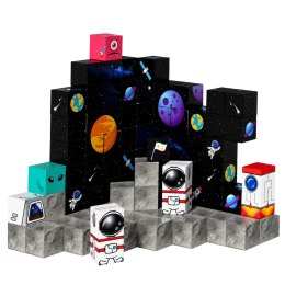 Zestaw Klocki Magnetyczne Kostki Sześciany Piksele Kosmos 3D 100 el.