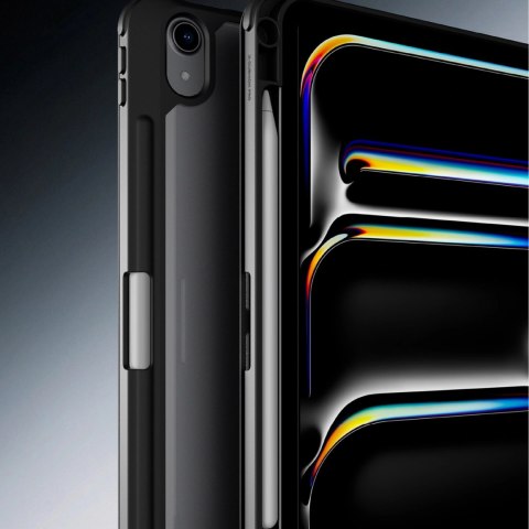 Etui AMAZINGTHING Titan Pro Case do iPada A16 11" z obrotową podstawką 720° i uchwytem na rysik - czarne