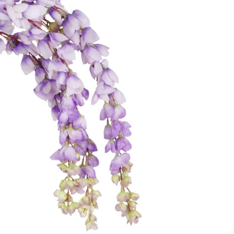 Wisteria Sztuczne Kwiaty Girlanda Glicynia Kwiaty Wiszące Balkon Taras Ślub fioletowa