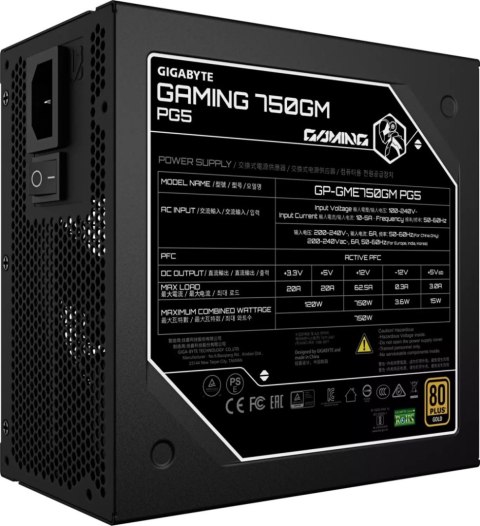 Zasilacz PC GIGABYTE 750W GP-GME750GM PG5