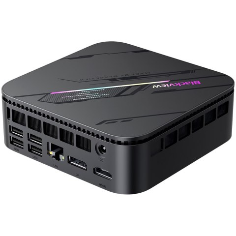 Blackview miniPC MP100 Pro AMD Ryzen 5 7430U up to 4.3HGz 16/512 WiFi 6 BT 5.2 LAN RJ45 USB 3.2Gen1x4 USB 3.2Gen2x2 HDMI2.0x1 DP