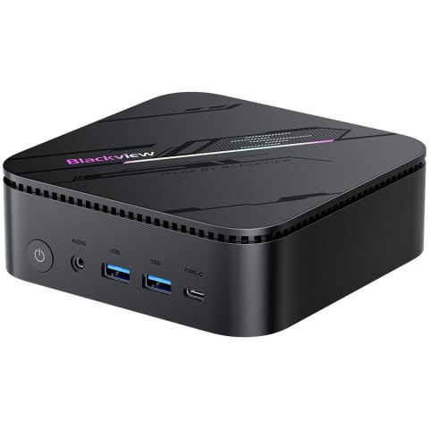 Blackview miniPC MP100 Pro i3-1215U up to 4,4HGz 16/512 WiFi 6 BT 5.2 LAN RJ45 USB 3.1Gen1x4 USB 3.1Gen2x2 TypeC PDx1 HDMI DP Wi