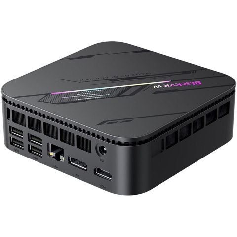 Blackview miniPC MP100 Pro i3-1215U up to 4,4HGz 16/512 WiFi 6 BT 5.2 LAN RJ45 USB 3.1Gen1x4 USB 3.1Gen2x2 TypeC PDx1 HDMI DP Wi