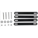 KOSZYK ROWEROWY WIKLINOWY NA PRZÓD 45x30x25CM BICYCLE GEAR