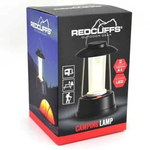 LATARKA LAMPA CAMPING BATERIE 12,5X8CM REDCLIFFS
