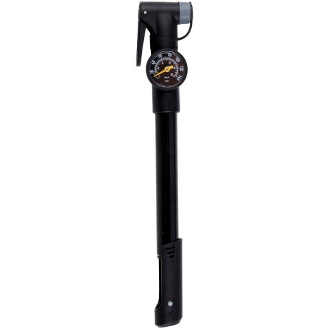 POMPKA ROWEROWA MINI Z MANOMETREM 120psi (8bar) CZARNA DUNLOP
